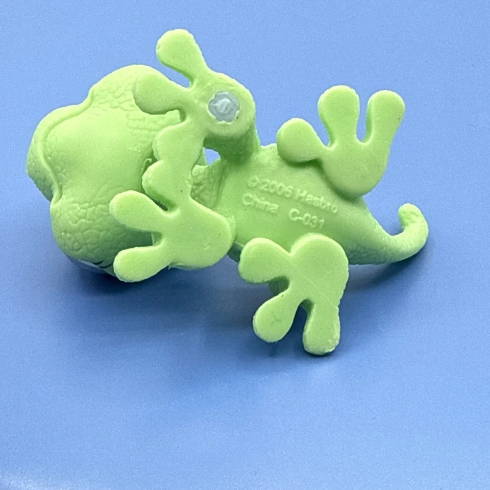 Littlest Pet Shop‎ #751 Gecko Lizard Green With Paisleys LPS